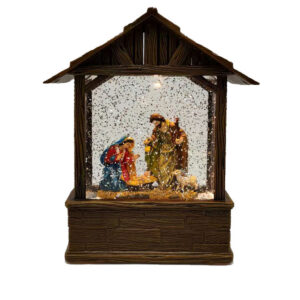 fibre optic train with santa