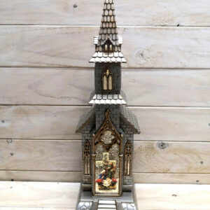 large fibre optic church with jesus