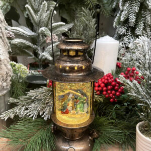 fibre optic train with santa