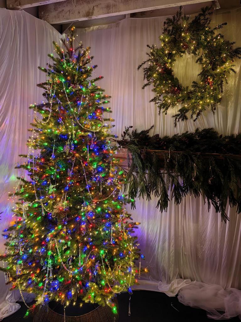 7.5′ real touch mixed juniper pine tree with 1500 led multi function lights & 3913 tips 7.5′ real touch mixed juniper pine tree with 1500 led multi function lights & 3913 tips