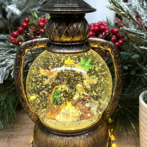 fibre optic lamp with jesus