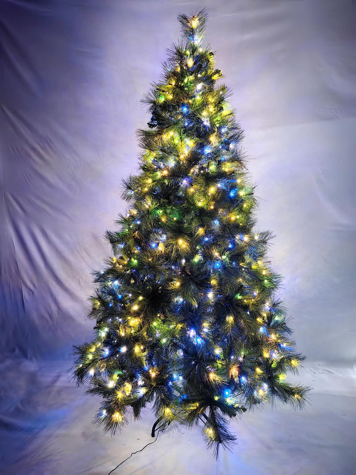 7′ luxury mixed green pine tree x 1700 tips & 700 multi function led lights 7′ luxury mixed green pine tree x 1700 tips & 700 multi function led lights