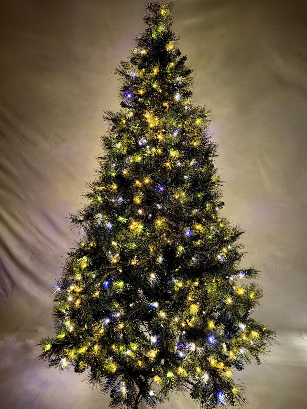 7′ luxury mixed green pine tree x 1700 tips & 700 multi function led lights 7′ luxury mixed green pine tree x 1700 tips & 700 multi function led lights